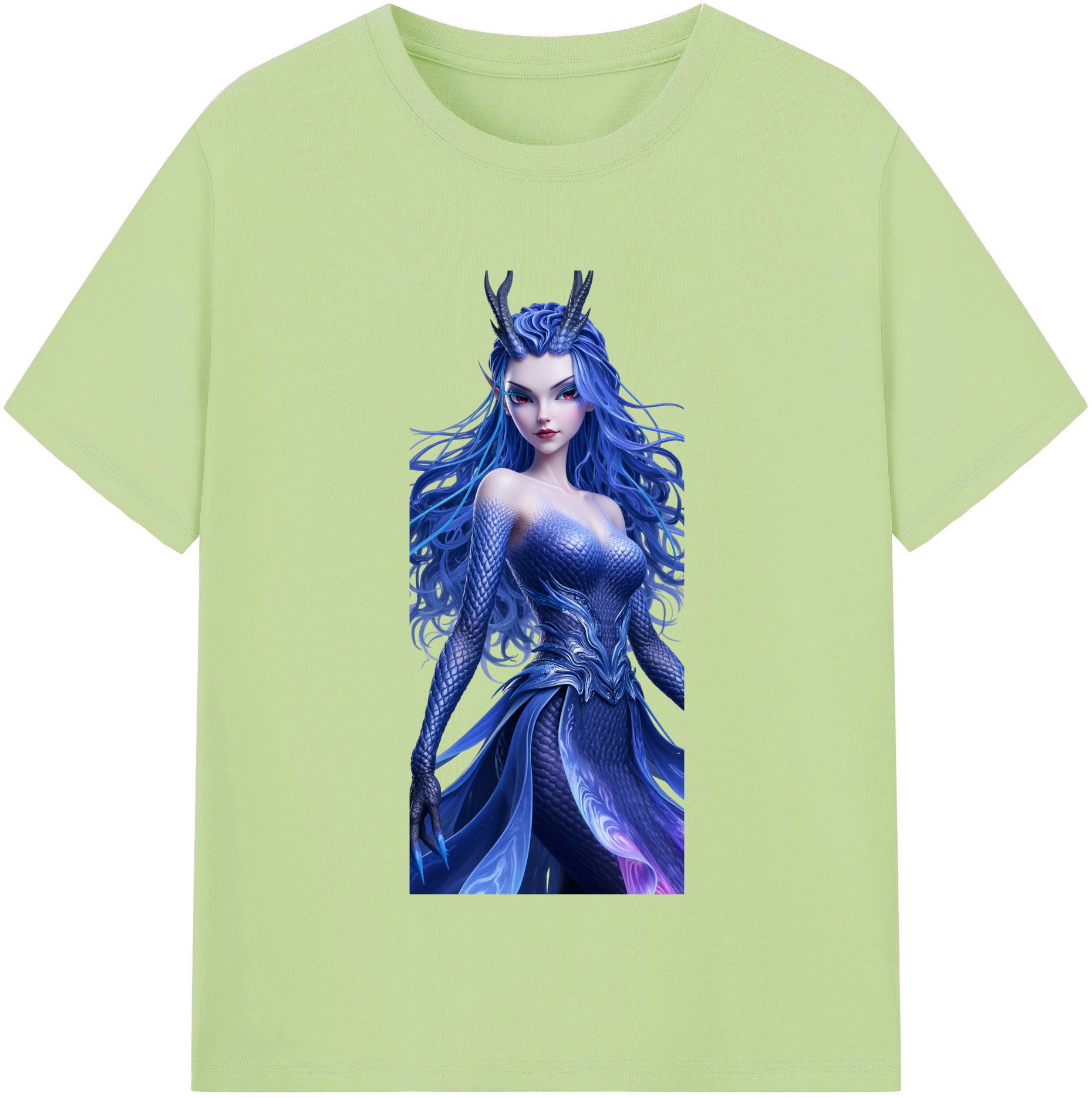 （画像用） Ne Zha 2 ナタ 魔童の大暴れ 綿100％半袖Tシャツ（フロントプリント）